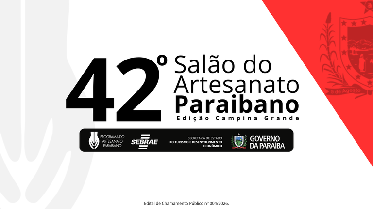 Lista Provisória 42º Salão do Artesanato Paraibano